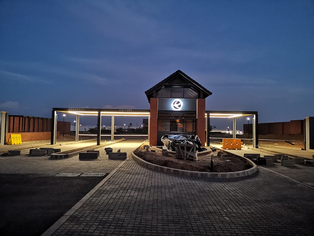 Completed commercial building exterior