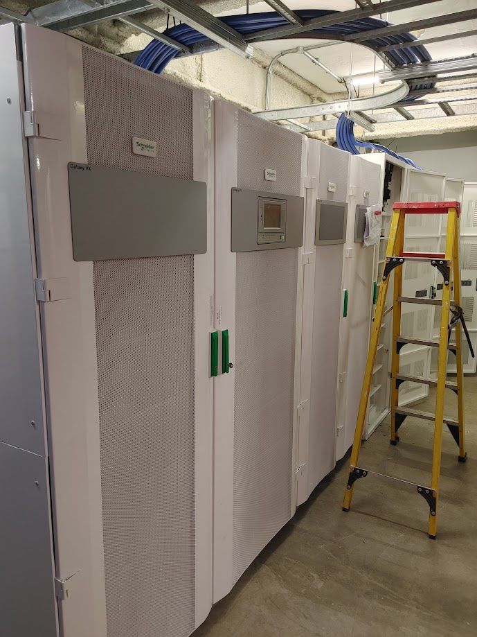 UPS and DC battery bank room